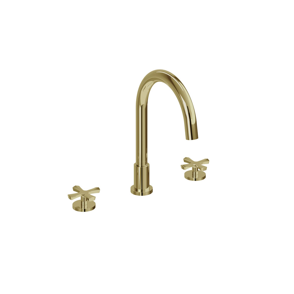 Riviera 3 Hole Bath Set in Gold